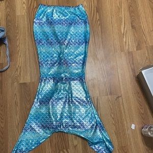 Justice kids mermaid bathing suit tail